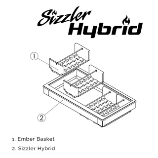 CHAD-O-CHEF 3-BURNER SIZZLER HYBRID &#43; OPTIONAL SIZZLER ATTACHMENT FOR BRAAI.