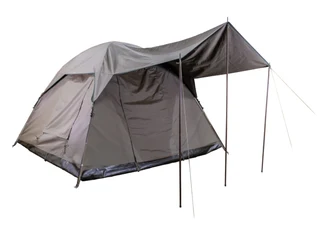 THE BUSHTEC ORYX BOW TENT 3X3 WITH 2 WINDOW, CANOPY AND VERANDAH.