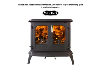 The Wiking Am58 Closed Combustion Fireplace (12-14kw). Save 8%