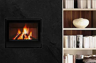 Great Value – The Ikos Intra 70 Insert Slow Combustion Built-in Fireplace (9-11kw).
