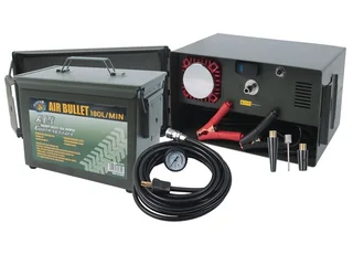 SALE ON ROUGH AND TOUGH 12V COMPRESSOR IN AMMO CASE.