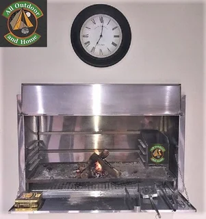 SALE ON THE 800mm BUILT-IN STAINLESS-STEEL BRAAI MEDIUM GRADE-430 (SINGLE DOOR)