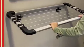 SALE ON THE FOLD-DOWN INDOOR/OUTDOOR HEAVY-DUTY ALUMINIUM WASHING LINES WITH 5 YEAR WARRANTY