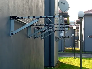 SALE ON THE FOLD-DOWN INDOOR/OUTDOOR HEAVY-DUTY ALUMINIUM WASHING LINES WITH 5 YEAR WARRANTY