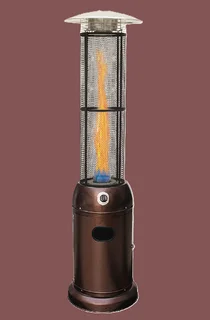 Sale On The Alva Gas Patio Heater-glass Flame Tube-2.1m Tall-hammertone.