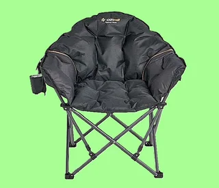 OZTRAIL ROAMER MOON CHAIR-TAKE YOUR CAMPSITE LOUNGING TO THE NEXT LEVEL