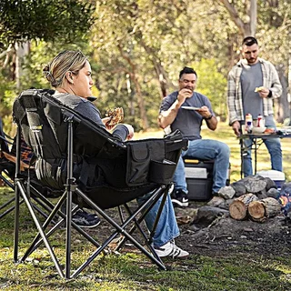 Oztrail Roamer Moon Chair-take Your Campsite Lounging To The Next Level