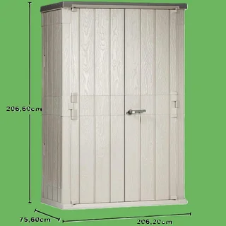 TOOMAX HIGH STORAGE SHED 1670L (A PRACTICAL AND EFFECTIVE SOLUTION).