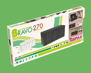TOOMAX BRAVO MULTIFUNCTIONAL CUSHION BOX WITH SEATING AND VOLUME OF 270 L.