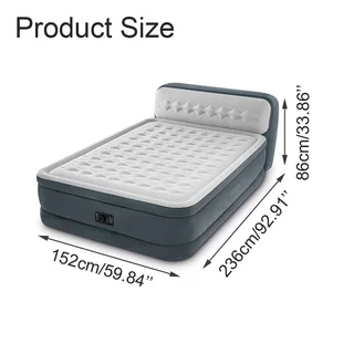 EXPERIENCE A COZY AND COMFORTABLE NIGHT’S SLEEP- INTEX QUEEN DURABEAM ULTRA PLUSH HEADBOARD.