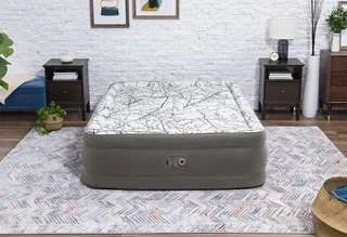 Wake Up Renewed And Refreshed On The Bestway Foamtop Comfort Raised Airbed -queen.