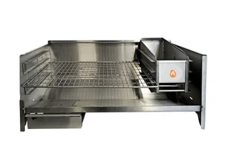 GRADE 430 STAINLESS-STEEL 800 TABLETOP- LOOSE-STANDING/INSERT BRAAI.
