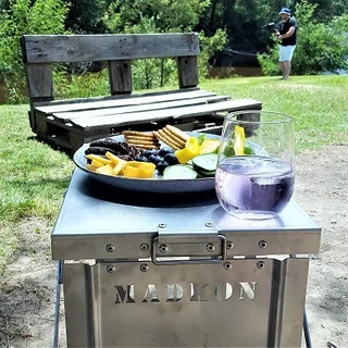 Ammo Box Table &amp; Bag    - This Handy Side Table Can Be Used For Placing Your Drinks....