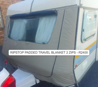 Ripstop Canvas With Padded Inner Canvas Caravan Travel Blankets At A Great Price!!