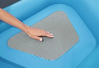 START YOUR PARTY WITH THE BESTWAY HYDRO FORCE DAY DRIFTER 5-PERSON INFLATABLE PARTY ISLAND.