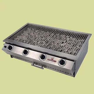 SPECIAL-THE SIZZLER CAN BE USED AS A FREE STANDING OR BUILT-IN GRILL.
