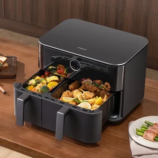 Summer Special- The Xiaomi Dual Zone Air Fryer 10l With 88.3% Fat Reduction. Ltd Stock!!