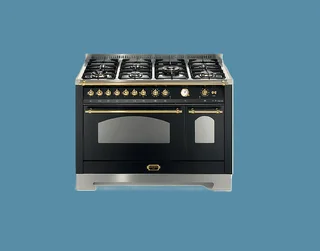Early Christmas Special On The Black And Gold Lofra Docevita 120cm Gas/electric Oven. Ltd Stock!!