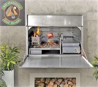 ENHANCE THE VALUE OF THE PROPERTY-GAS COMBO 1200MM BUILD IN BRAAI WITH 2-BURNER GAS BRAAI