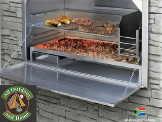 SUMMER SALE-ENHANCE THE VALUE OF THE PROPERTY WITH THE 1000MM 430 STAINLESS-STEEL BUILD IN BRAAI