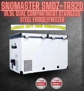 THE SNOMASTER 81.5L DUAL COMPARTMENT S/STEEL PORTABLE F/FREEZER ON OUR BLACK FRIDAY DEAL.