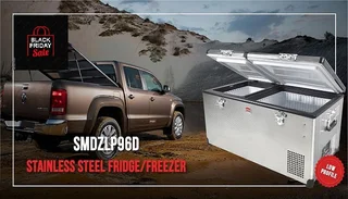 The Snomaster – 92.5l Low Profile Dual Compartment Portable Fridge/freezer Black Friday Deal.