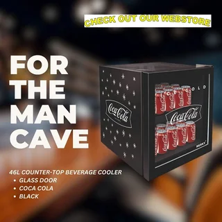 SUMMER SPECIALS EXTENDED STARTS HERE ON THE HUSKY 46L COUNTER-TOP BEVERAGE COOLER WITH GLASS DOOR.