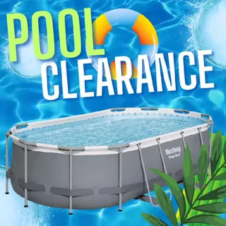 Summer Specials- Bestway Round  3.66m X 1.00m Steel Pro Max Frame Pool Set With/without Ladder.