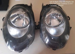 Mini Headlights Left &amp; Right