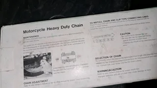 Motorcycle Chain &amp; Sprockets for sale