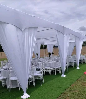 Wedding decor, catering, Baby shower, parties, corporate events, funerals and equipment hire