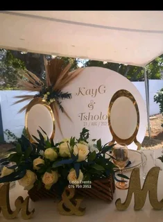 Wedding decor, catering, Baby shower, parties, corporate events, funerals and equipment hire