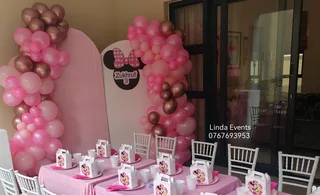 Birthday party, Baby shower, wedding decor, catering, stretch tent, chairs, tables and Rentals
