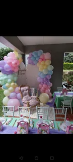 Birthday party, Baby shower, wedding decor, catering, stretch tent, chairs, tables and Rentals