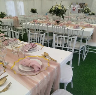 Baby shower, parties, wedding decor, catering, stretch tent, chairs, Balloon garland and equipment h