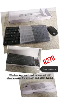 ️ Wireless Keyboard &amp; Mouse Set