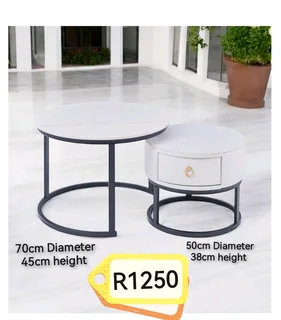  Modern Nesting Coffee Tables – Set of 2   R1250 Collection: Somerset West