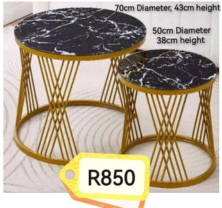 懶 Modern Nesting Coffee Tables – Set of 2 懶R850 for both!