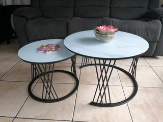 懶 Modern Nesting Coffee Tables – Set of 2 懶R850 for both!