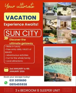 New year SUN CITY vacation