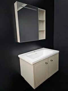 New Bathroom Cabinet Incl basin and mirror cabinet