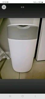 Tommee tippee nappy bin and nappy caddy