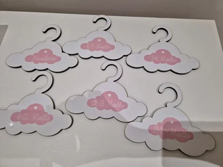 Baby clothing organiser hanging set