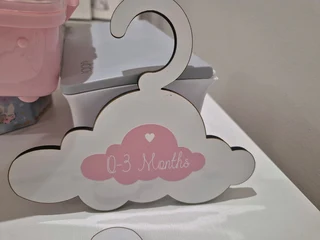 Baby clothing organiser hanging set