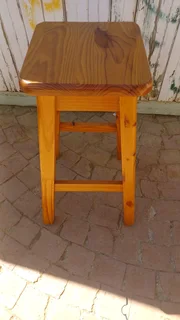 Wooden chairs for counter table x3