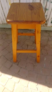 Wooden chairs for counter table x3