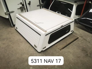 Navara 17 DC White Bushtech Aluminium canopy for sale