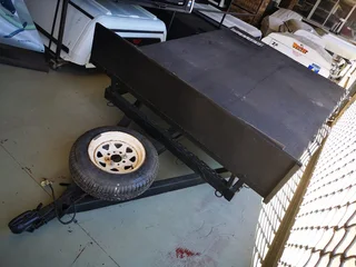 Flatbed Trailer Black trailer for sale