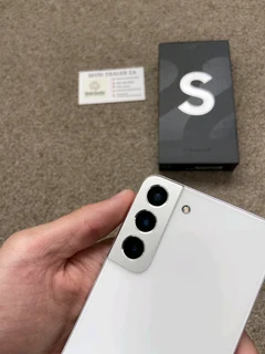 Samsung S22 5G 256gb Dual SIM with box and 2 green lines on screen