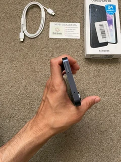 Samsung A55 5G 256gb 8gb ram Dual Sim immaculate condition with box and cable few weeks old